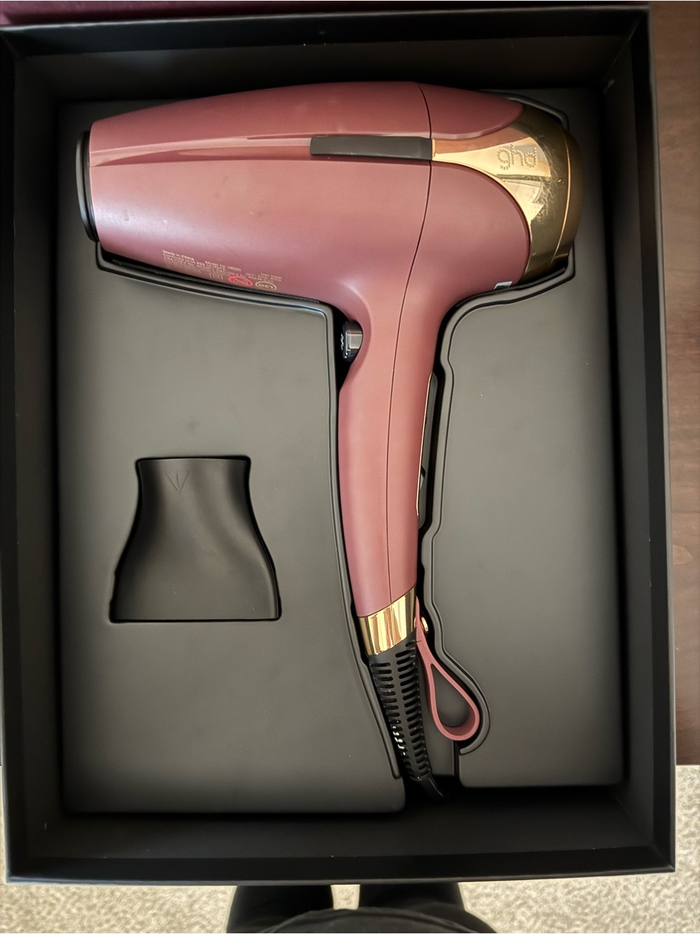 ghd Helios - Plum with Gold Accents Professional Hair Dryer
